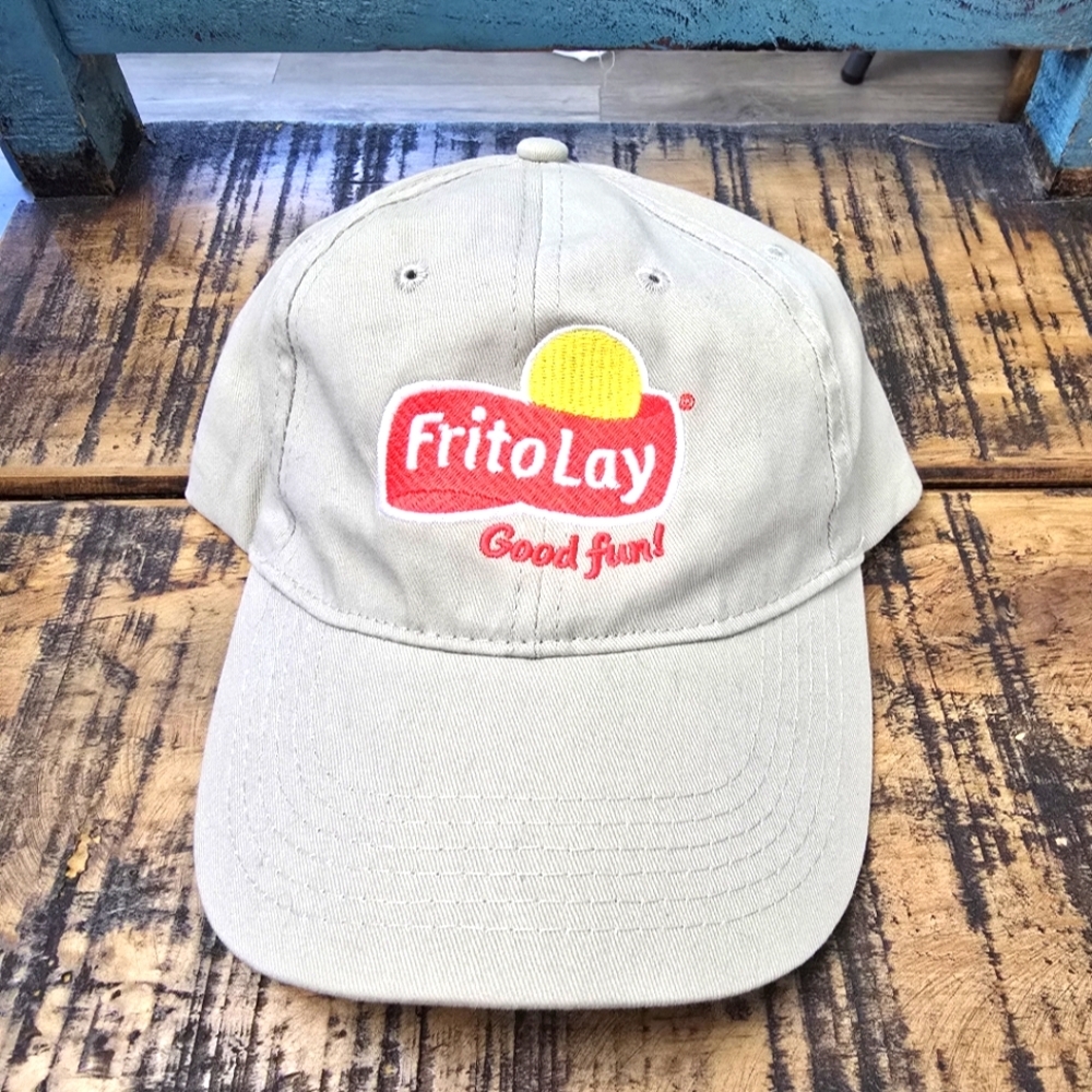 Frito Lay Strapback Breathable Hat Cream Tan Apollo One Size Adjustable Unisex